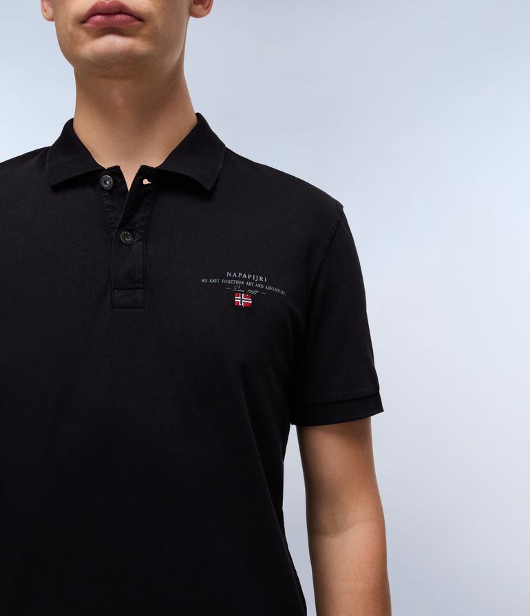 NAPAPIJRI ELBAS JERSEY KURZARM POLOSHIRT Herren