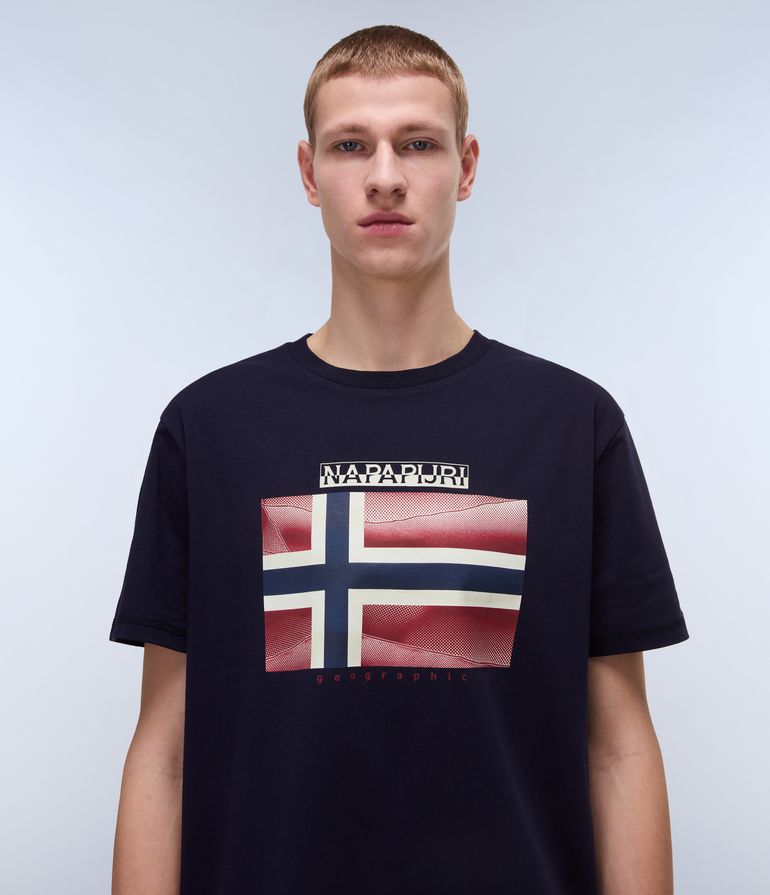 NAPAPIJRI S-LARI SS Herren Logo T-Shirt