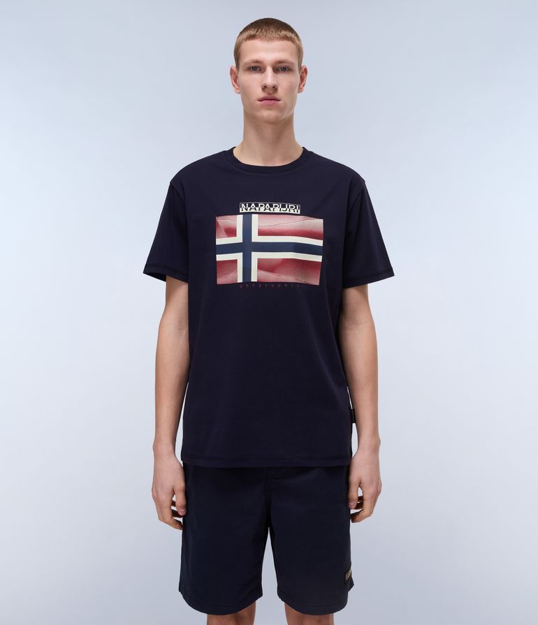 NAPAPIJRI S-LARI SS Herren Logo T-Shirt