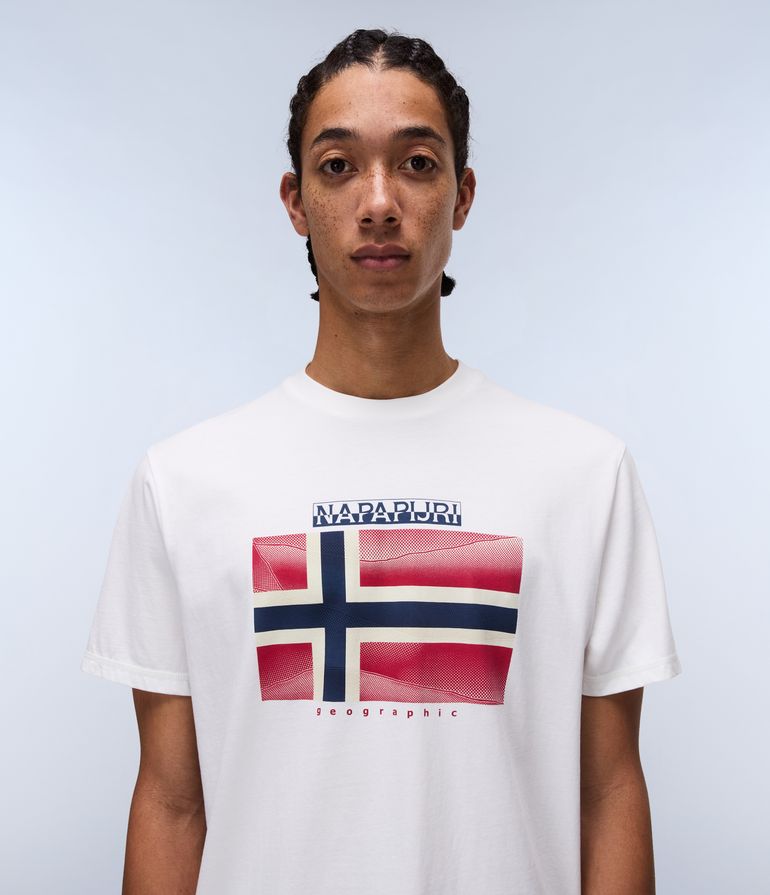 NAPAPIJRI S-LARI SS Herren Logo T-Shirt