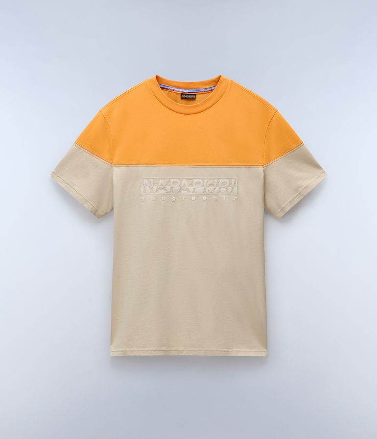 NAPAPIJRI S-SATURNIA SS Herren Colorblock T-Shirt
