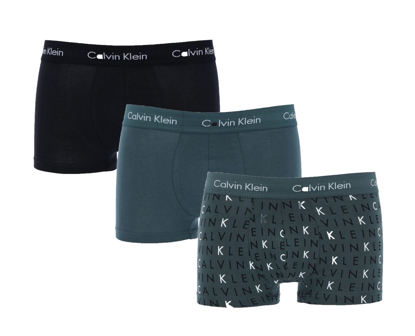 CALVIN KLEIN LOW RISE TRUNK 3er Pack Herren Boxershorts