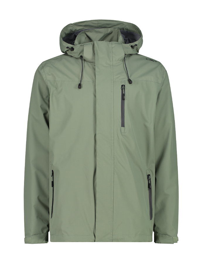 CMP MAN JACKET ZIP HOOD WITH VENTILATION Herren Regenjacke