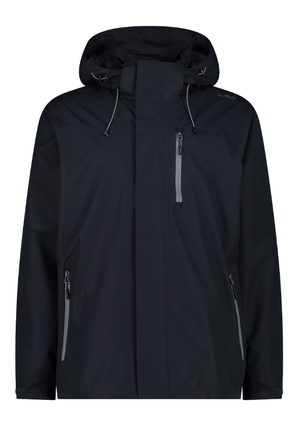 CMP MAN JACKET ZIP HOOD WITH VENTILATION Herren Regenjacke