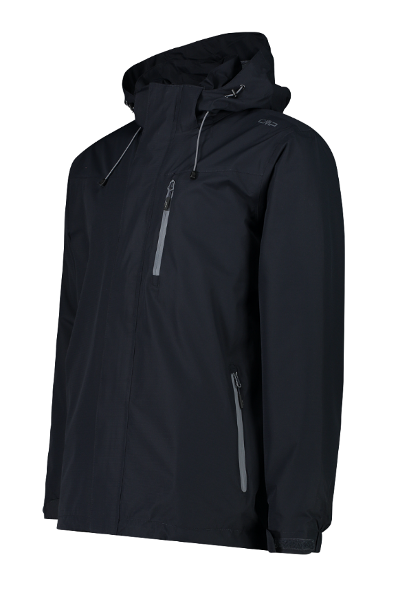 CMP MAN JACKET ZIP HOOD WITH VENTILATION Herren Regenjacke