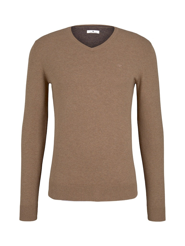 Tom Tailor Basic V-Neck Herren Pullover