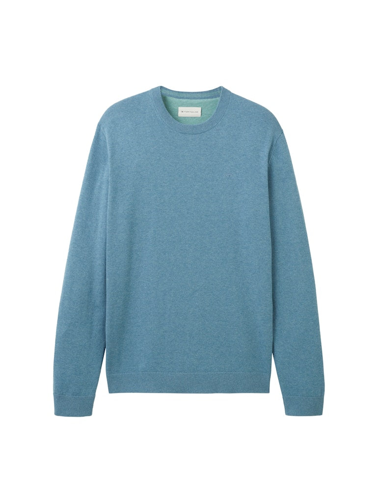 TOM TAILOR BASIC CREWNECK KNIT Herren Pullover