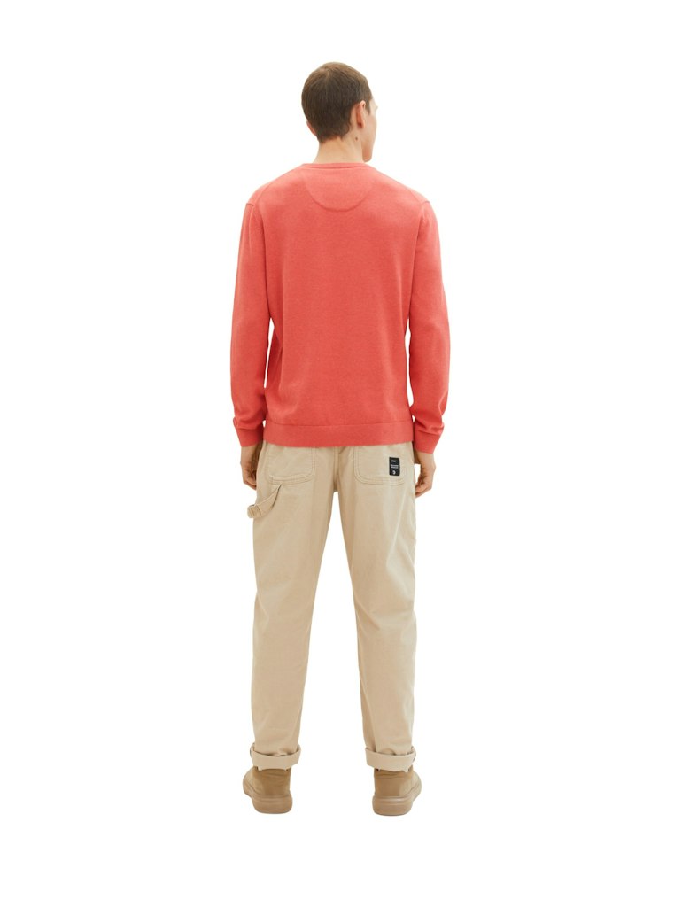 TOM TAILOR BASIC CREWNECK KNIT Herren Pullover