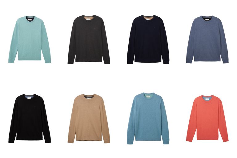 TOM TAILOR BASIC CREWNECK KNIT Herren Pullover