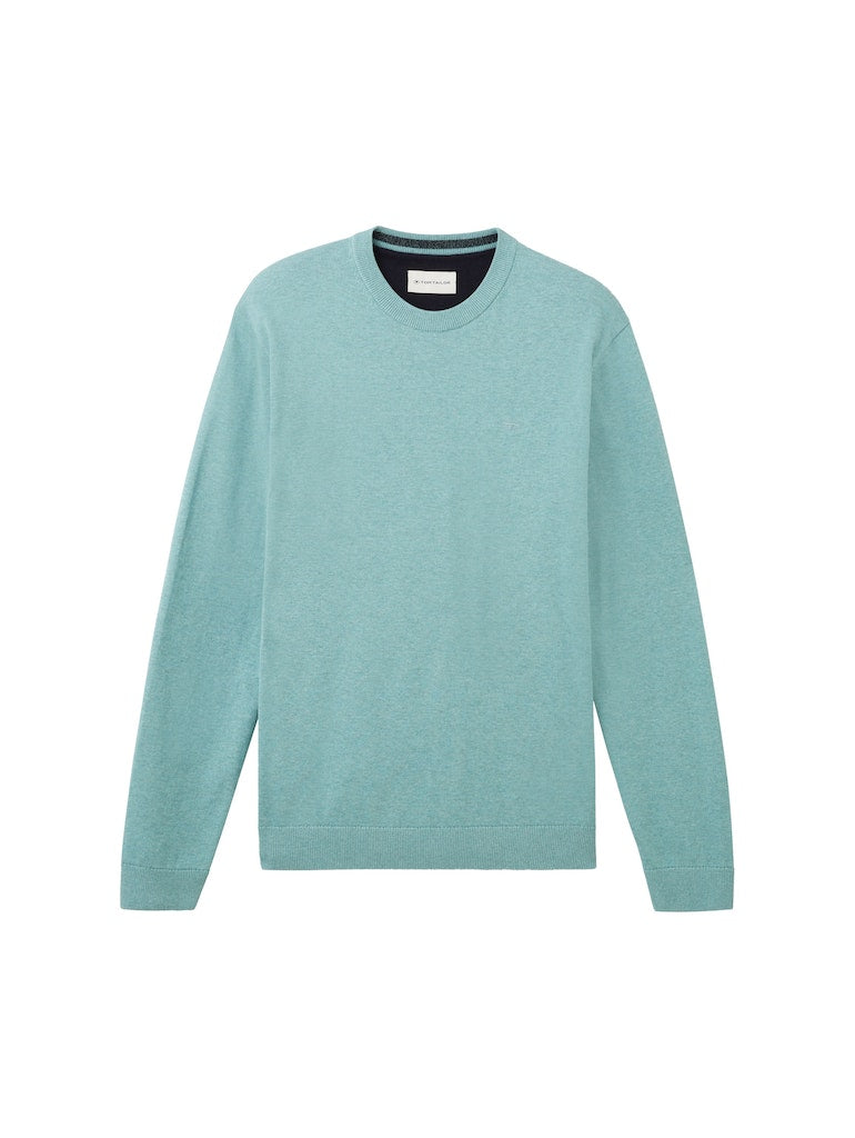 TOM TAILOR BASIC CREWNECK KNIT Herren Pullover