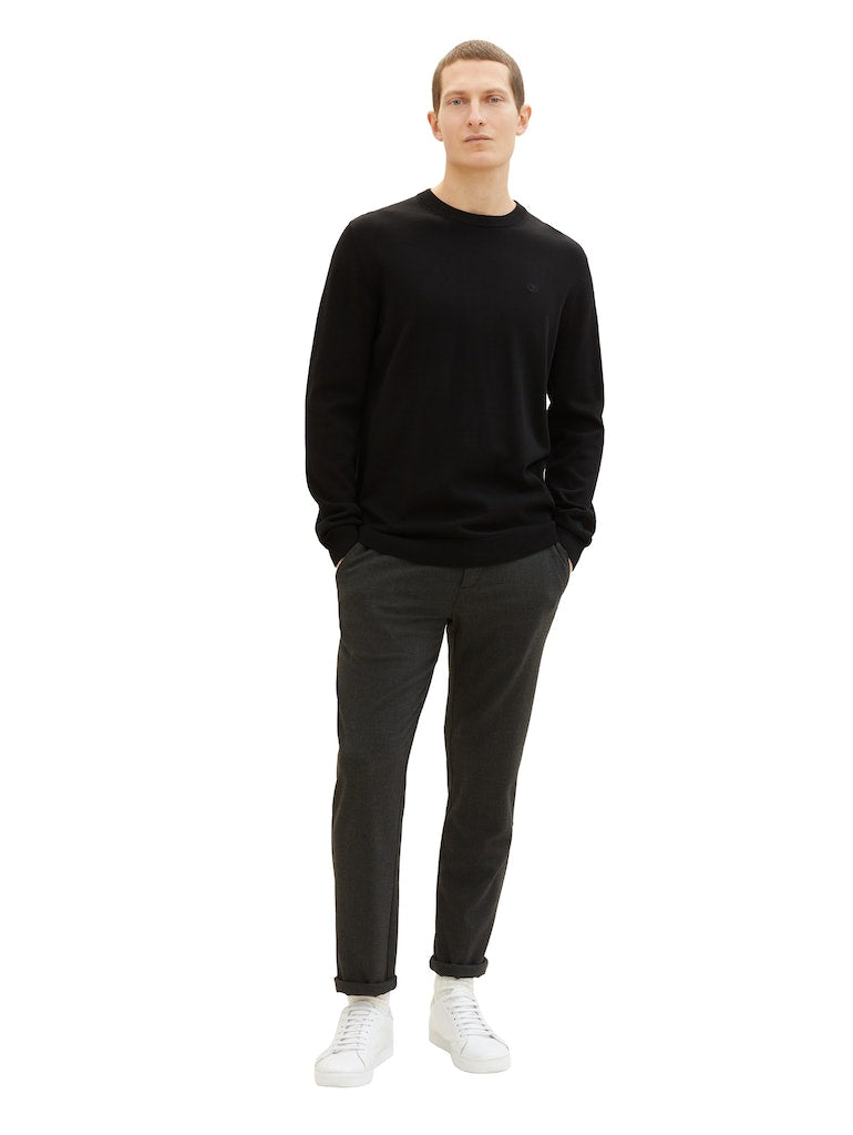 TOM TAILOR BASIC CREWNECK KNIT Herren Pullover