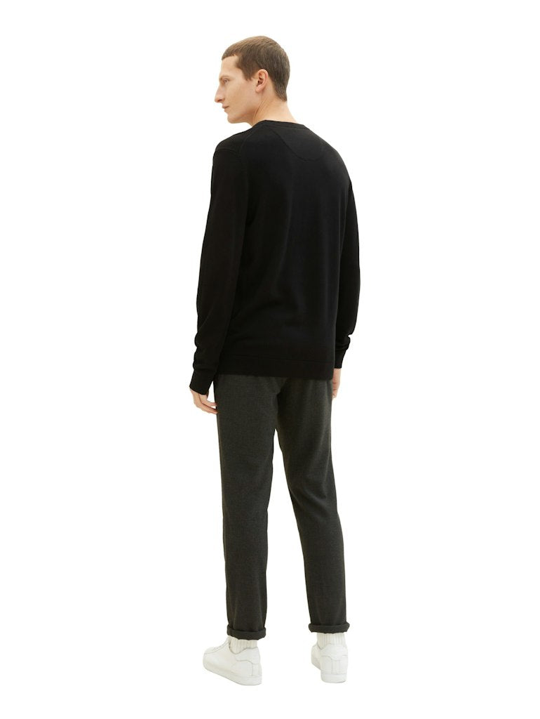 TOM TAILOR BASIC CREWNECK KNIT Herren Pullover