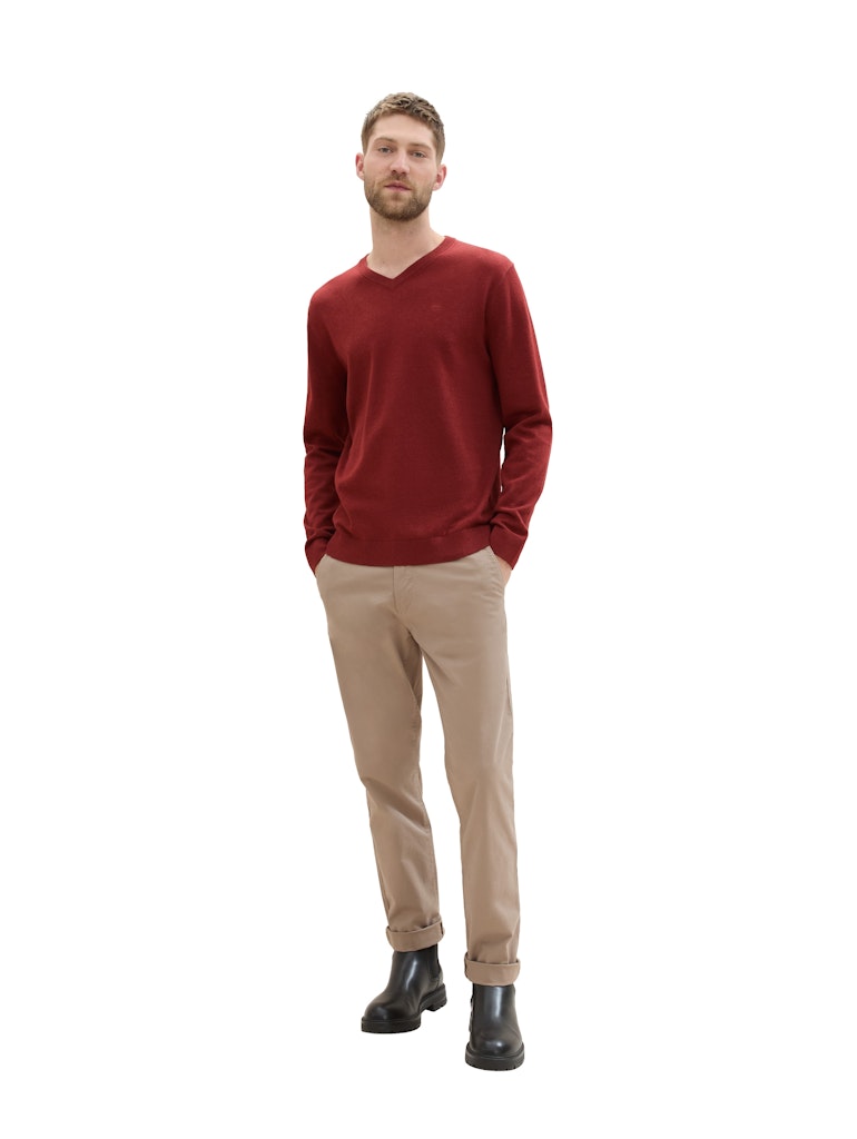 TOM TAILOR BASIC V-NECK KNIT Herren Pullover