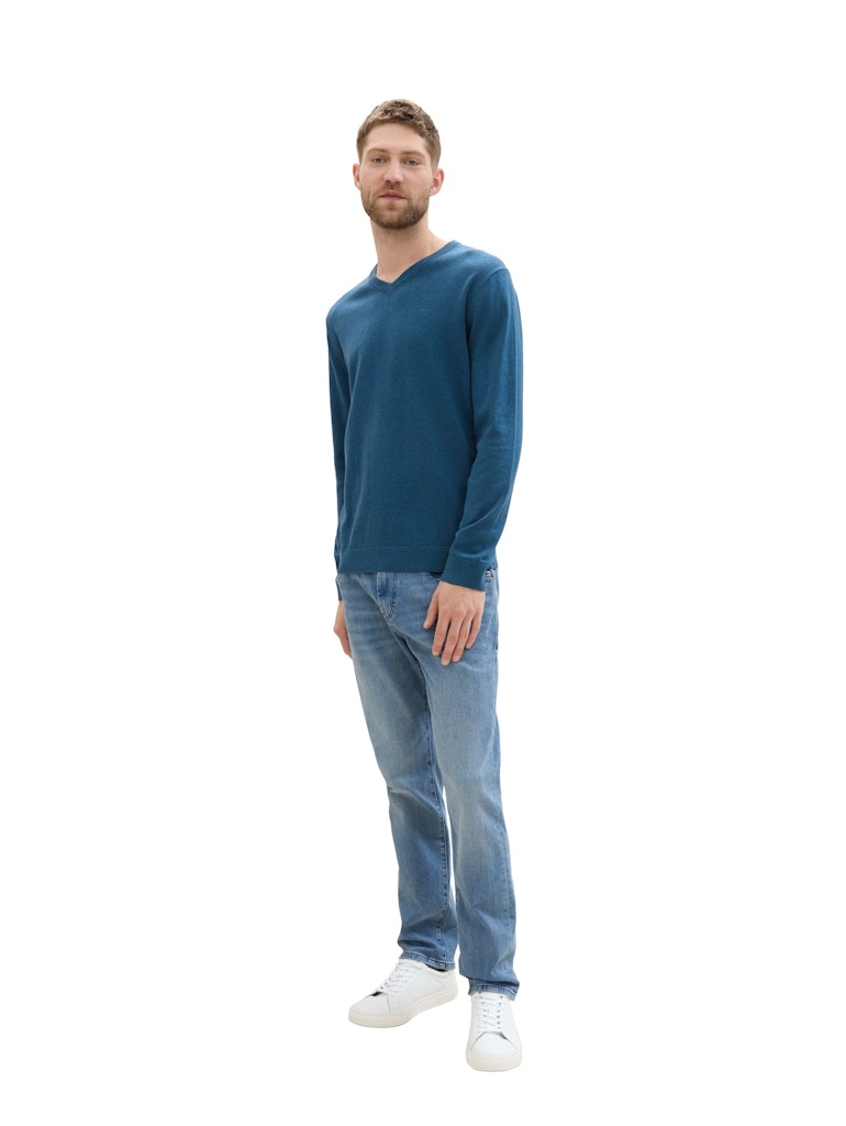 TOM TAILOR BASIC V-NECK KNIT Herren Pullover