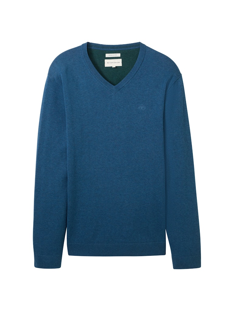 TOM TAILOR BASIC V-NECK KNIT Herren Pullover