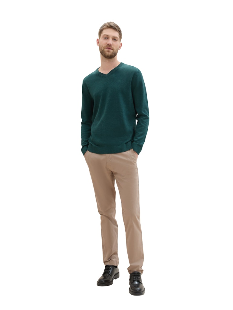 TOM TAILOR BASIC V-NECK KNIT Herren Pullover