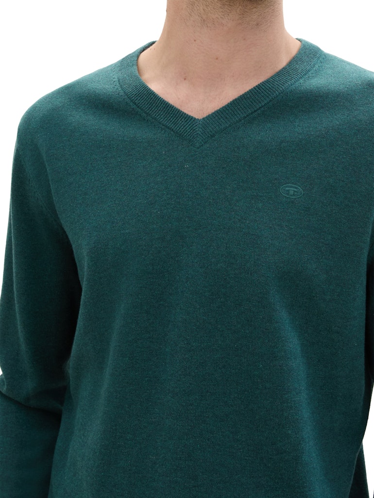 TOM TAILOR BASIC V-NECK KNIT Herren Pullover