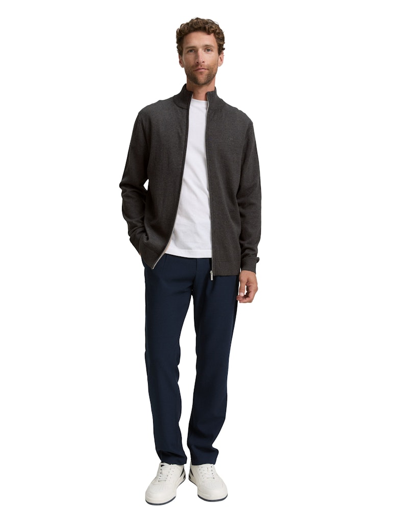 TOM TAILOR Basic Knit Jacket Herren Strickjacke
