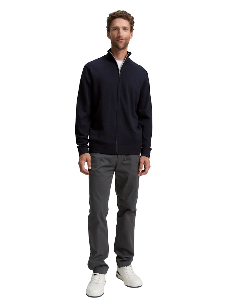 TOM TAILOR Basic Knit Jacket Herren Strickjacke