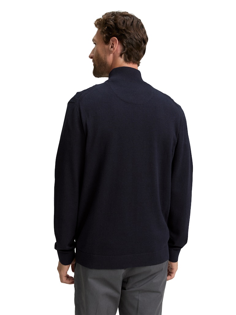TOM TAILOR Basic Knit Jacket Herren Strickjacke