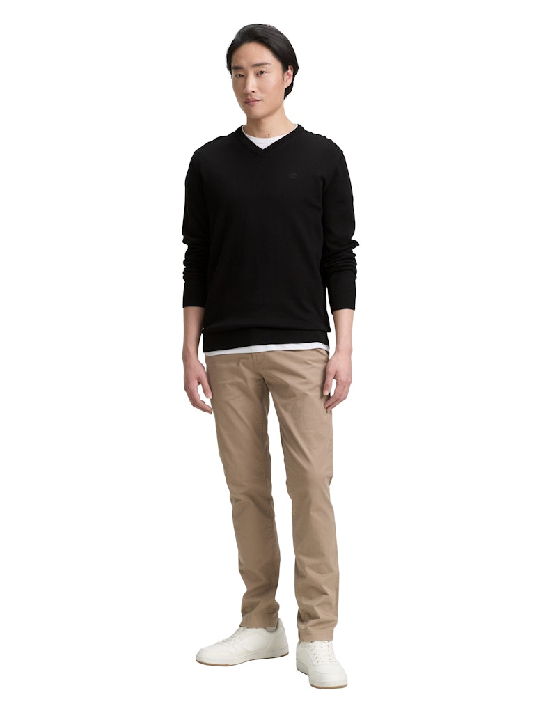 TOM TAILOR BASIC V-NECK KNIT Herren Pullover