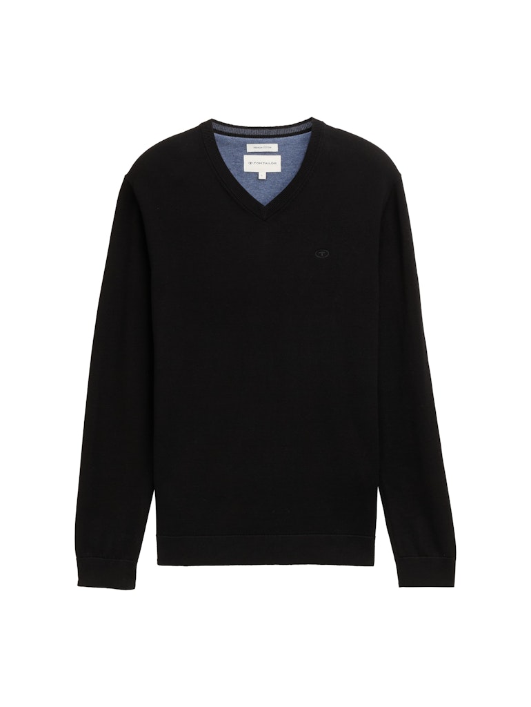 TOM TAILOR BASIC V-NECK KNIT Herren Pullover