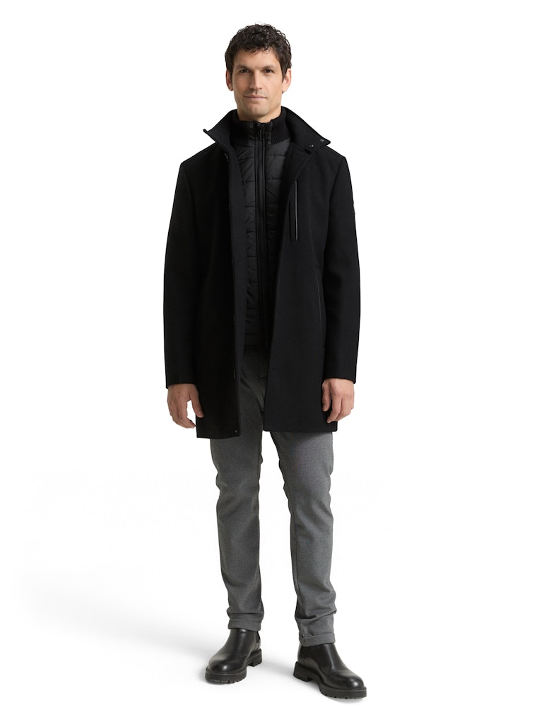 TOM TAILOR 2 IN 1 WOOL COAT Herren Mantel
