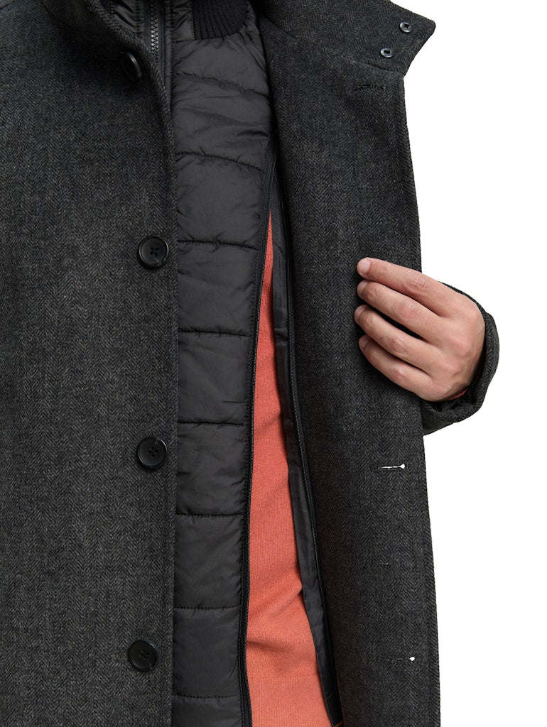 TOM TAILOR 2 IN 1 WOOL COAT Herren Mantel