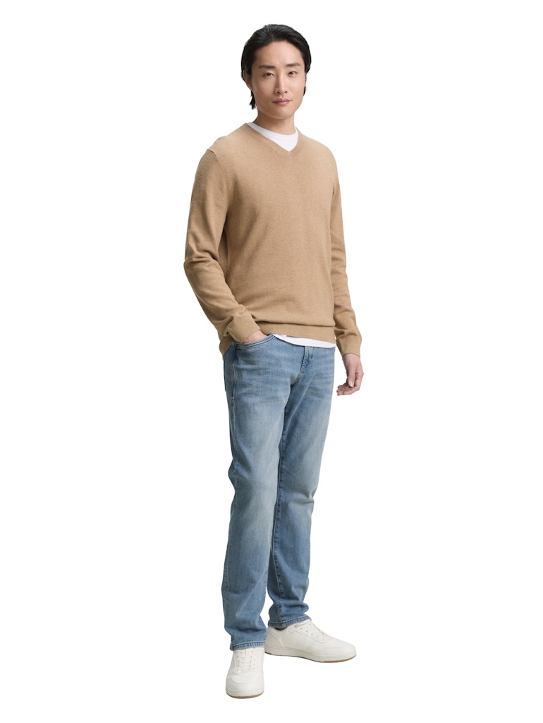 TOM TAILOR BASIC V-NECK KNIT Herren Pullover
