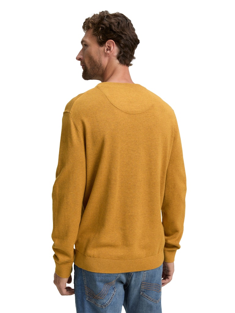 TOM TAILOR BASIC CREWNECK KNIT Herren Pullover