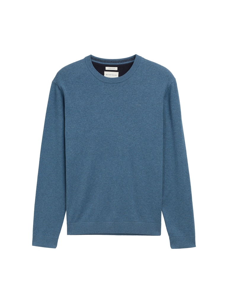TOM TAILOR BASIC CREWNECK KNIT Herren Pullover