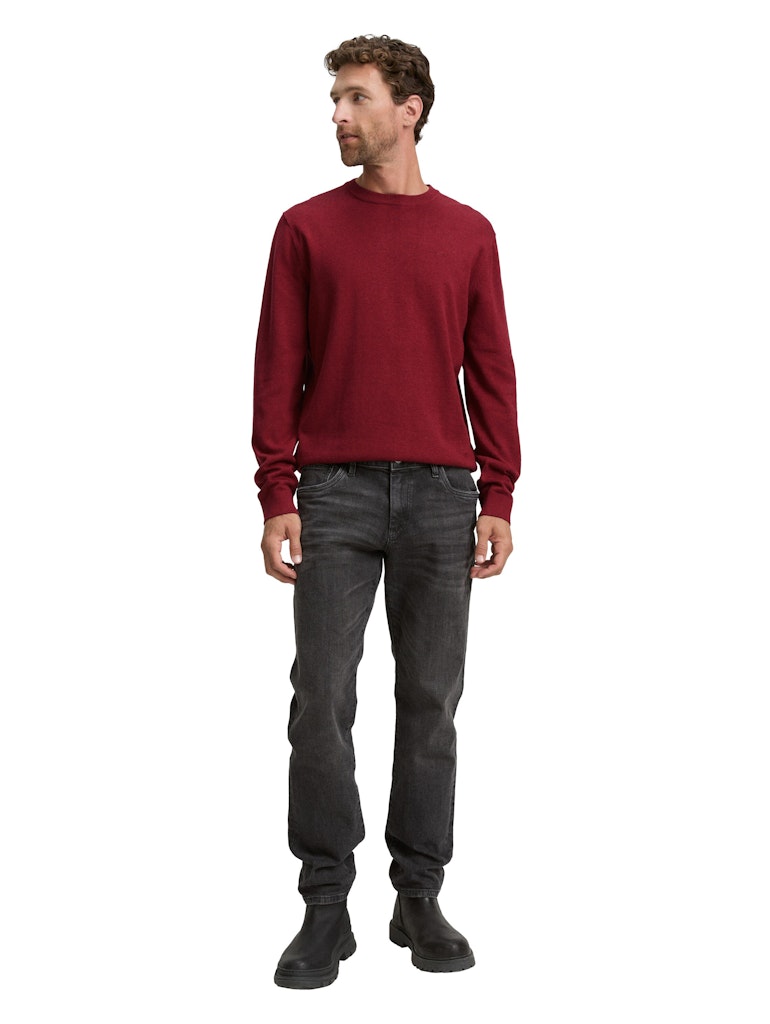 TOM TAILOR BASIC CREWNECK KNIT Herren Pullover