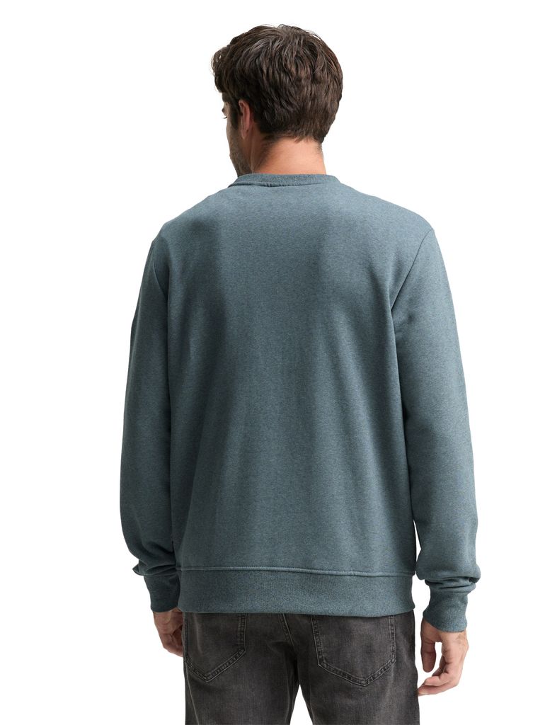 TOM TAILOR 1047803 - STRUCTURED CREWNECK Herren Sweatshirt