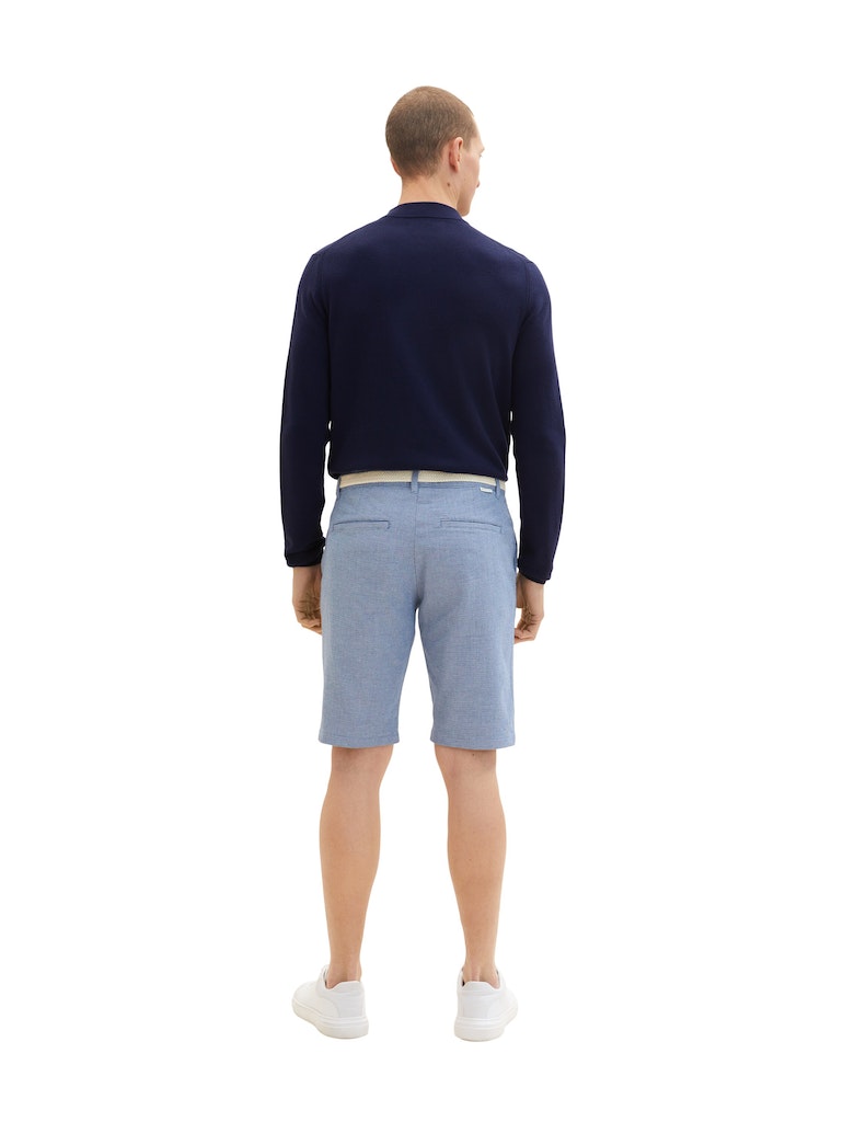 TOM TAILOR SLIM CHINO BERMUDA WITH BELT Herren Bermuda