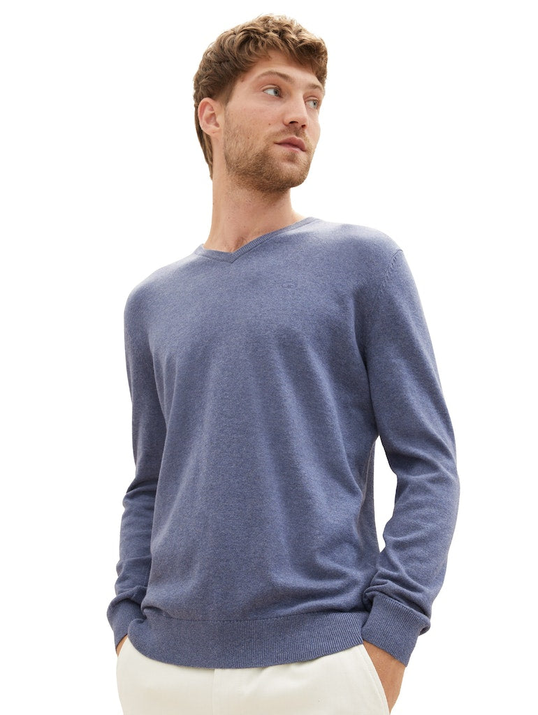 Tom Tailor Basic V-Neck Herren Pullover