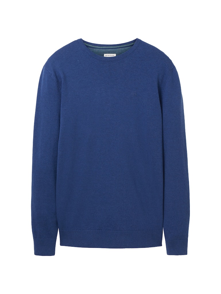 TOM TAILOR BASIC CREW NECK SWEATER Herren Pullover