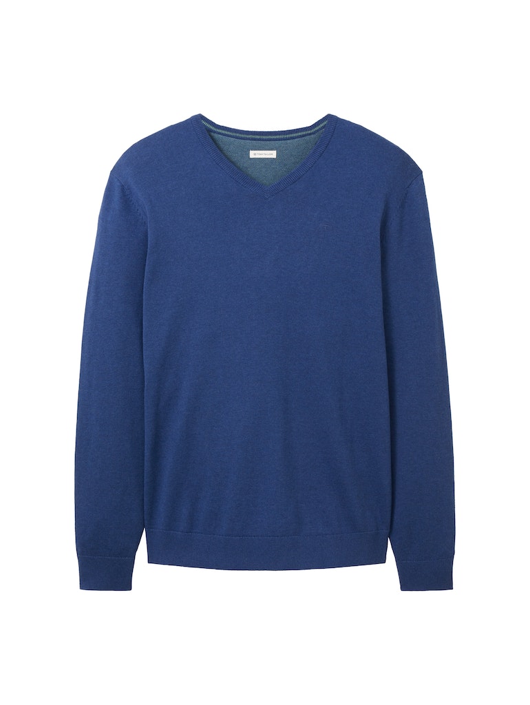 TOM TAILOR BASIC V-NECK SWEATER Herren Pullover