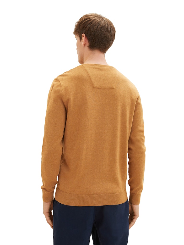 TOM TAILOR BASIC CREW NECK SWEATER Herren Pullover