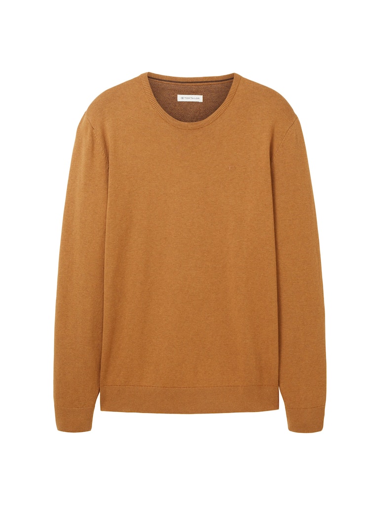 TOM TAILOR BASIC CREW NECK SWEATER Herren Pullover