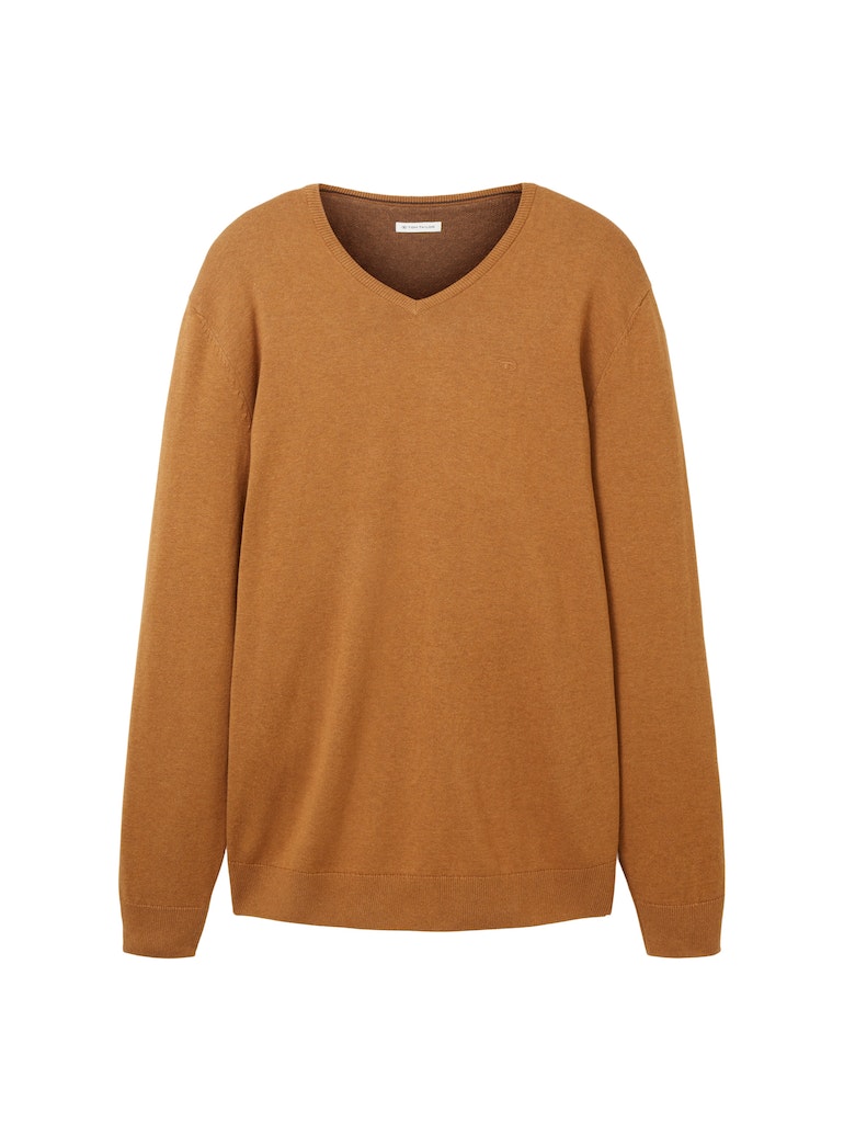 TOM TAILOR BASIC V-NECK SWEATER Herren Pullover