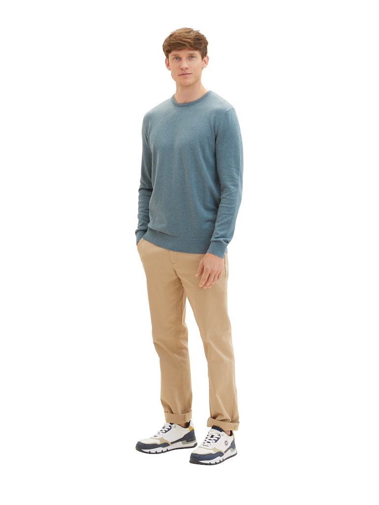 TOM TAILOR BASIC CREW NECK SWEATER Herren Pullover