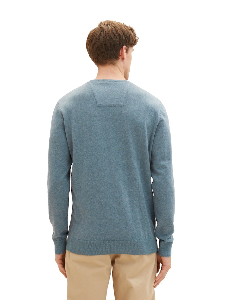 TOM TAILOR BASIC CREW NECK SWEATER Herren Pullover