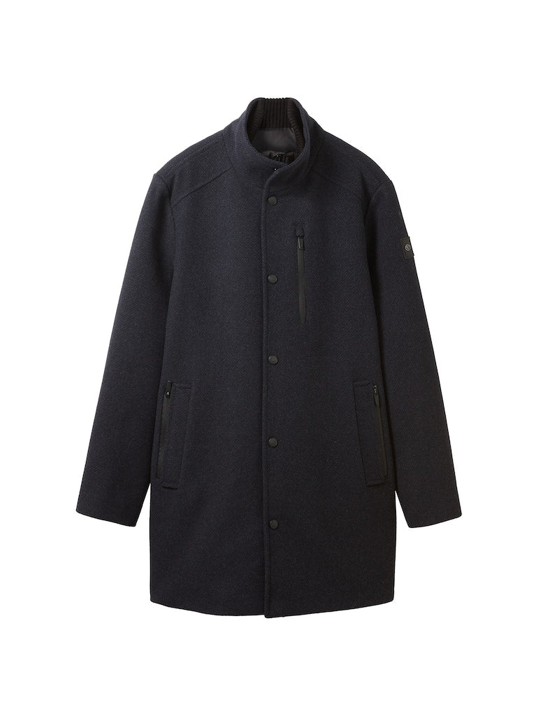 TOM TAILOR WOOL COAT 2 IN 1 Herren Wollmantel