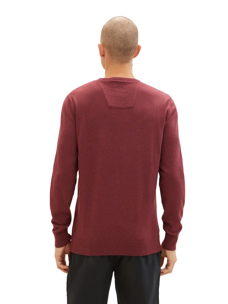 TOM TAILOR BASIC CREW NECK SWEATER Herren Pullover