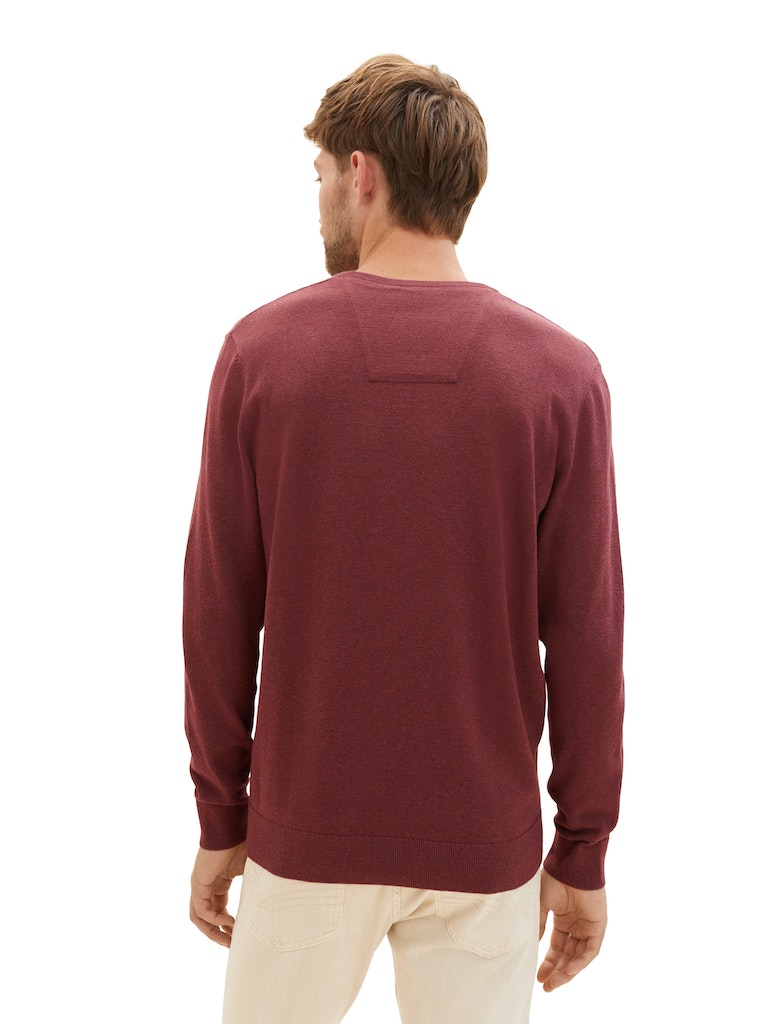 TOM TAILOR BASIC V-NECK SWEATER Herren Pullover