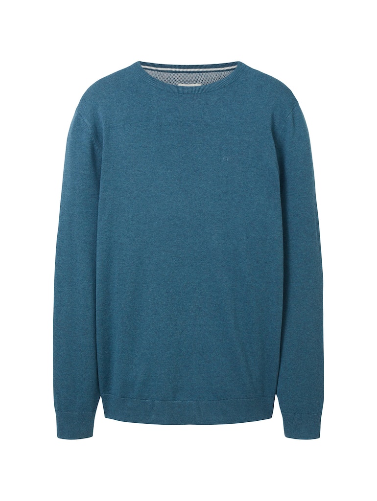 TOM TAILOR BASIC CREW NECK SWEATER Herren Pullover