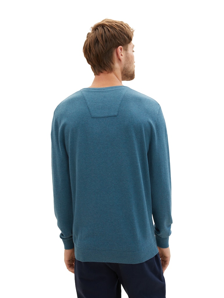 TOM TAILOR BASIC V-NECK SWEATER Herren Pullover
