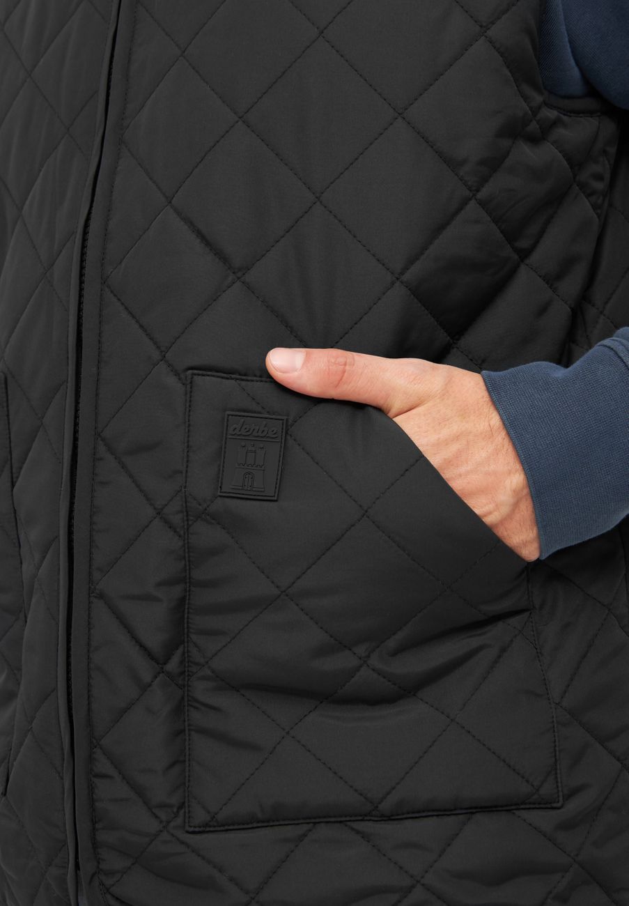 DERBE HAMBURG U-0102-XX-QUILTBY VEST Herren Steppweste