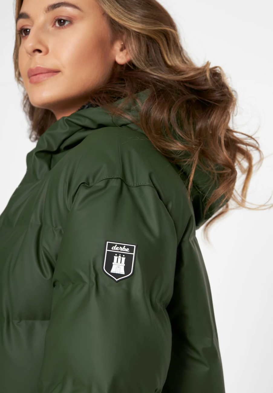 DERBE HAMBURG W-01-PU INTERHOLM LONG COZY Damen Wintermantel