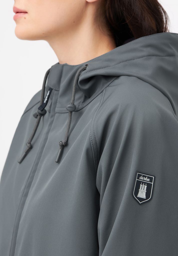 DERBE HAMBURG FRIESE ISLAND Damen Softshell-Mantel